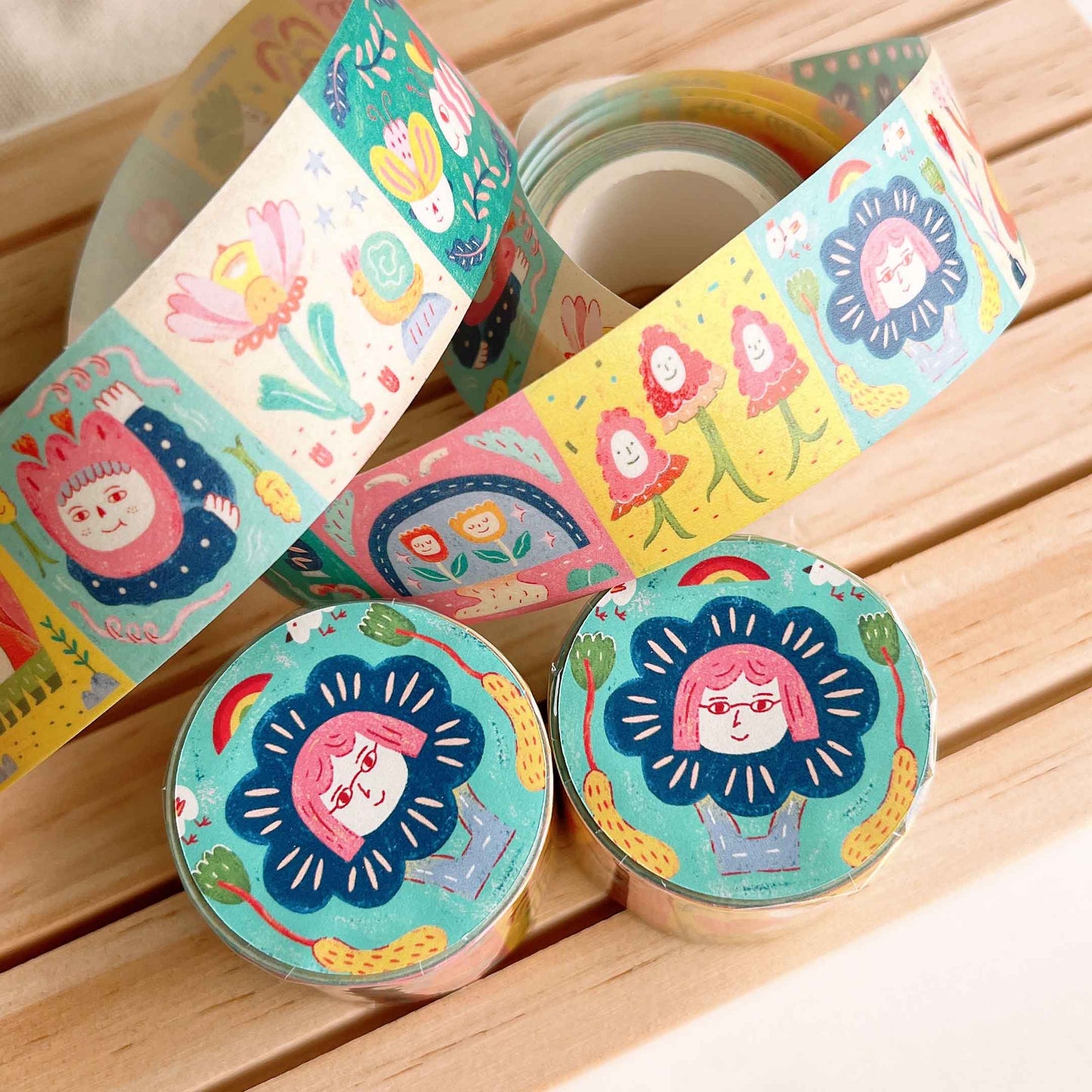 可愛的花花世界 Quirky Garden! | Washi Tape