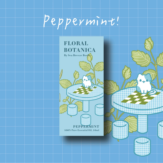 Peppermint-Sea Breeze Exclusive: Flora Botanica Pure Essential Oil (10ml) | 薄荷-海風獨家：花蕊草本純精油（10毫升）